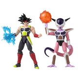 Bandai - Dragon Star Series Action Figure - Dragon Ball Z Battle Pack Bardock vs. Frieza 1st Form 2 Pack