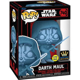 Funko Pop! - Star Wars - Hologram Darth Maul GITD #740 Specialty Series