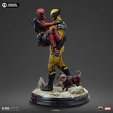 Sideshow & Hot Toys - Marvel - Iron Studios Deadpool & Wolverine 1:10 Scale Statue