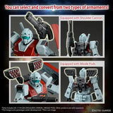 Bandai - Mobile Suit Gundam - GM Shoulder Cannon and Missile Pod High Grade 1:144 Scale Model Kit