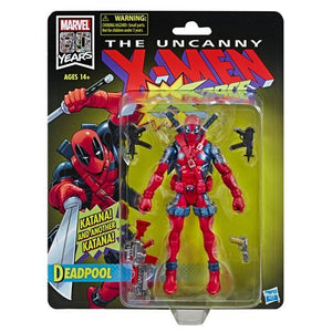 Marvel Legends - X-Men - X-Force Retro Deadpool 6 Inch Action Figure - Exclusive